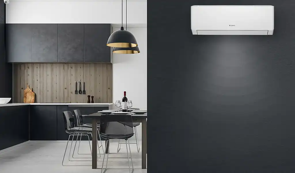 klimatyzacja gree pular w salonie